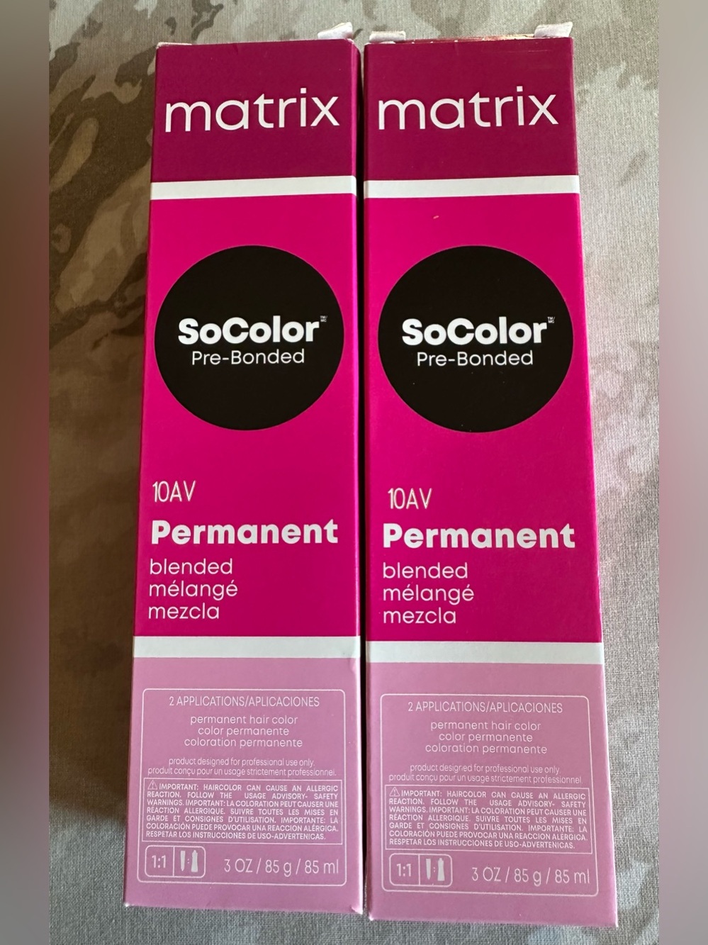 Matix SoColor Permanent Hair Color 10AV